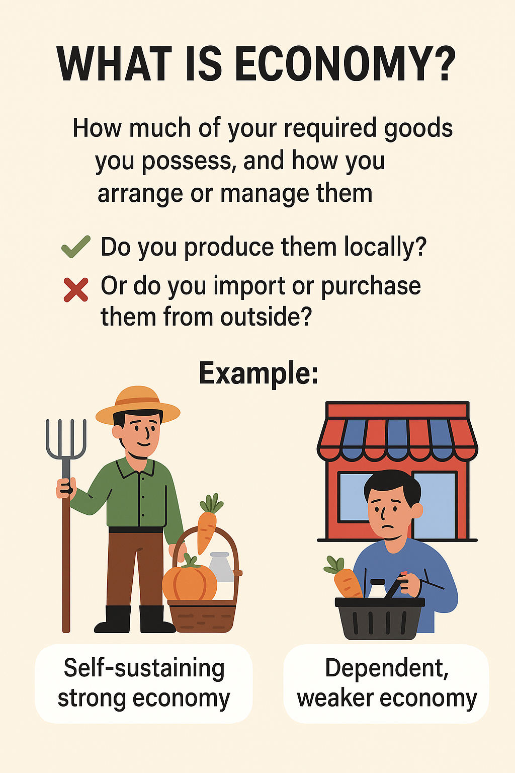 🔵<strong>What is Economy?</strong>